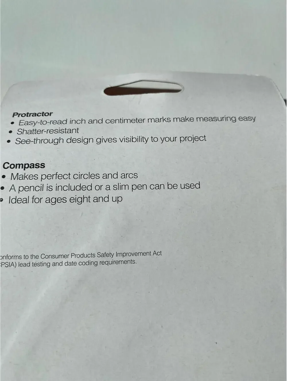 Fiskars Protractor and Compass Set Geometry Drawing Tool New